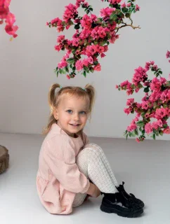 DETSKÉ AŽUROVÉ PANČUCHY HARPER DR2425