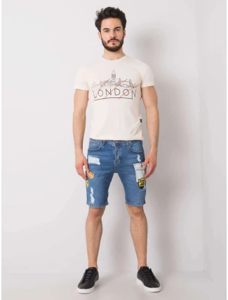 Džínsové šortky MH SN 3012 58P modré - FPrice