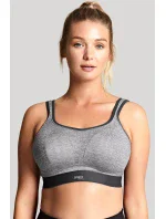 Športová podprsenka 7341B Non Wired Bra charcoal marl grey - Panache