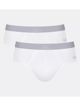 Pánske nohavičky GO ABC 2.0 Brief 2P - WHITE - biela 0003 - SLOGGI