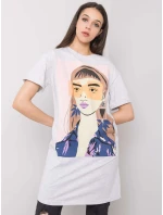 Tunika D12022O02382A svetlo šedá Tunika D12022O02382A svetlo šedá