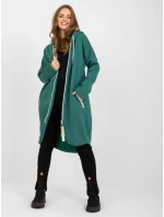 Mikina RV BL 4742.20P tmavo zelená