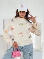 TIELUSH dámsky sveter v malej veľkosti koakrdki beige FashionStreet MY2357 TIELUSH dámsky sveter v malej veľkosti koakrdki beige FashionStreet MY2357