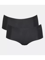 Dámske nohavičky ZERO Microfibre 2.0 Short 2P - BLACK - čierne 0004 - SLOGGI