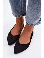 Balerínky Eco Suede Black Lelisa Balerínky Eco Suede Black Lelisa