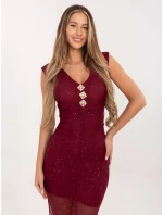 Šaty IT SK 21931.13 burgundy