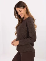 Sveter IT SW 0110.84 tmavohnedý