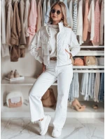 Dámska krátka obojstranná vesta CHIPUFF biela FashionStreet TY4821 Dámska krátka obojstranná vesta CHIPUFF biela FashionStreet TY4821