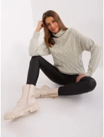 Jumper AT SW 23401.97P pistáciový