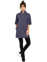 Dámska tunika B043 tmavo modrá - BEwear
