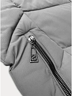 Dámska plus size zimná bunda do polovice stehien S'west grey dark (B8306-70) Dámska plus size zimná bunda do polovice stehien S'west grey dark (B8306-70)
