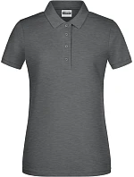 Daiber 8009 Dámske polo tričko z bio bavlny 02.8009 čierna melírovaná Daiber 8009 Dámske polo tričko z bio bavlny 02.8009 čierna melírovaná