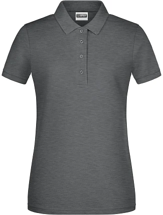 Daiber 8009 Dámske polo tričko z bio bavlny 02.8009 čierna melírovaná Daiber 8009 Dámske polo tričko z bio bavlny 02.8009 čierna melírovaná