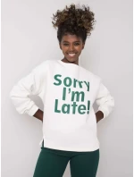 Mikina EM BL 624.90P biela zelená Mikina EM BL 624.90P biela zelená