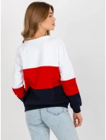 Mikina RV BL 8328.86P biela a tmavo modrá