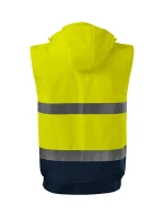 Bunda HV Guard 4 v 1 unisex fluorescenčná žltá