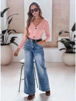 Dámsky sveter MELANIA pink FashionStreet MY1652 Dámsky sveter MELANIA pink FashionStreet MY1652