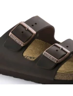 Úzke žabky Birkenstock Arizona Nubuk Habana (52533)
