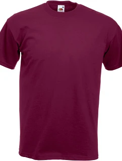 Tričko Fruit of the Loom Super Premium T 16.1044, bordová