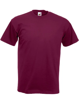 Tričko Fruit of the Loom Super Premium T 16.1044, bordová