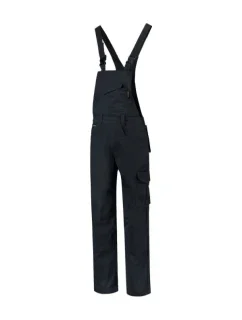 Priemyselné pracovné nohavice Dungaree Overall so šnúrkou unisex námornícka modrá