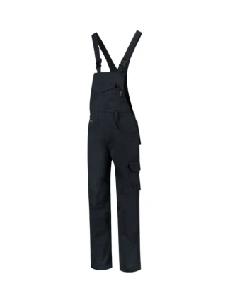Priemyselné pracovné nohavice Dungaree Overall so šnúrkou unisex námornícka modrá