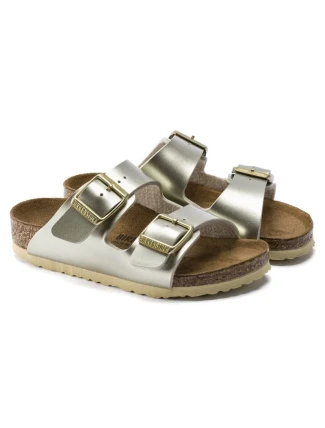 Birkenstock Arizona Kids Birko-Flor Electric Metallic Gold narrow (1014841)
