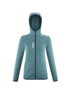 MILLET W Seneca Fleecová mikina s kapucňou Green