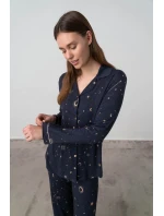 Vamp - Dvojdielne dámske pyžamo - Celeste 17063 - Vamp Vamp - Dvojdielne dámske pyžamo - Celeste 17063 - Vamp