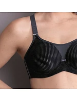 športová podprsenka performance wireX s nastaviteľnými ramienkami 5599 black/anthracite - Active športová podprsenka performance wireX s nastaviteľnými ramienkami 5599 black/anthracite - Active