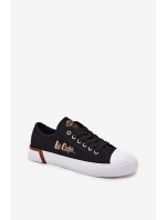 Trampki Materiałowe Damskie Lee Cooper LCW-25-31-3427L Czarne