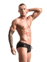 Čierne plavky Aero (Push-up vrecko) - Alpha Male