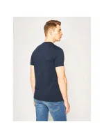 Pánske tričko 110853 0P510 00135 tmavomodrá - Emporio Armani