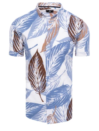 Pánske biele tričko s krátkym rukávom FashionStreet KX1033