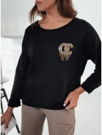 Dámska oversize blúzka ICONIQ black FashionStreet RY2696 Dámska oversize blúzka ICONIQ black FashionStreet RY2696