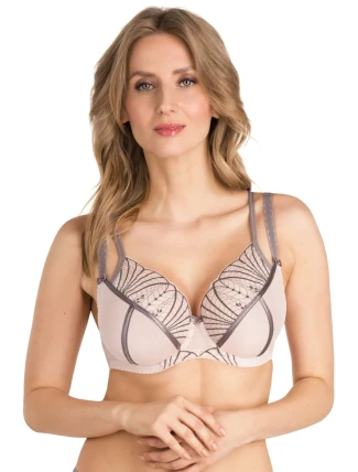 Dámska podprsenka 837 Caffe latte - GORSENIA Dámska podprsenka 837 Caffe latte - GORSENIA