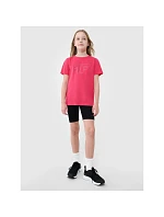 Dievčenské tričko s potlačou 4F 4FJWSS25TTSHF2176-55S