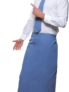 Bistro-Apron „Ibiza“ Zástera 38.BSS3 šedo-modrá