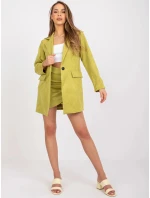 Dámsky kabát 15286 horčicový - FPrice Dámsky kabát 15286 horčicový - FPrice