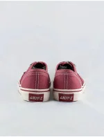 Tmavo ružové dámske šnurovacie tenisky (A8879)