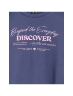 Dievčenská oversize mikina s kapucňou 4F 4FJRAW25TSWSF2428-33S