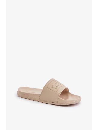 Dámske penové papuče Big Star OO274043 Beige