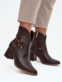 Topánky na podpätku model 219130 Krok vo veľkom štýle