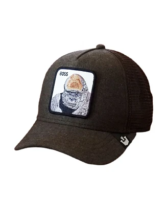 Goorin Bros. The Boss Trucker Baseball Cap - 101-1063-DARK GREEN