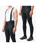 Rockbros 200021 dlhé cyklistické nohavice so šľapkami s vložkou Veľkosť XXXXL - čierne