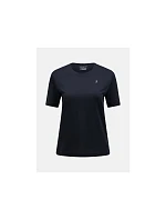 Tričko Peak Performance W Delta Ss Tee, čierne Tričko Peak Performance W Delta Ss Tee, čierne