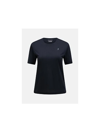 Tričko Peak Performance W Delta Ss Tee, čierne Tričko Peak Performance W Delta Ss Tee, čierne