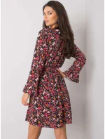 Šaty DHJ SK 13891A.71P čierno-červené