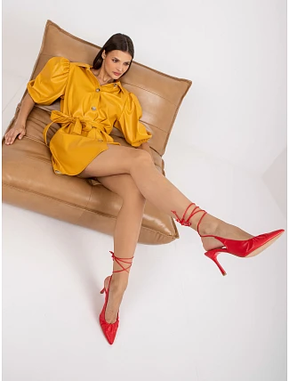 Šaty LK SK 508478.64P tmavo žltá