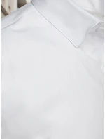 Pánska košeľa slim fit s krátkym rukávom, biela, FashionStreet KX1090 Pánska košeľa slim fit s krátkym rukávom, biela, FashionStreet KX1090